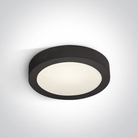 LUBINIS LED ŠVIESTUVAS ONE LIGHT 62115F/B/V D24 15W JUODAS