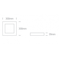 LUBINIS LED ŠVIESTUVAS 62130AF/W/V L30 30W BALTAS kaina