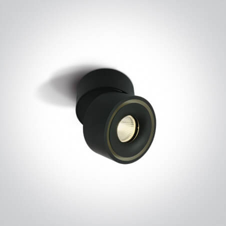LUBINIS LED ŠVIESTUVAS ONE LIGHT 12108LA/B/V 8W JUODAS 12108LA/B/V