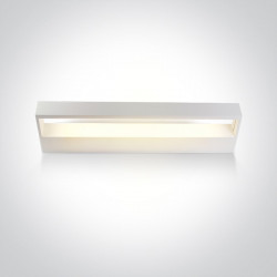 SIENINIS LED ŠVIESTUVAS 38010A/W/V L30 12W BALTAS
