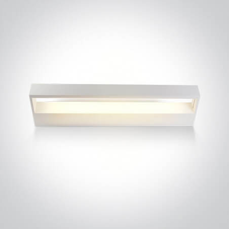 SIENINIS LED ŠVIESTUVAS ONE LIGHT 38010A/W/V L30 12W BALTAS