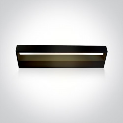 SIENINIS LED ŠVIESTUVAS 38010A/B/V L30 12W JUODAS