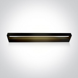SIENINIS LED ŠVIESTUVAS 38010B/B/V L60 23W JUODAS