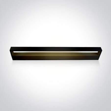 SIENINIS LED ŠVIESTUVAS ONE LIGHT 38010B/B/V L60 23W JUODAS