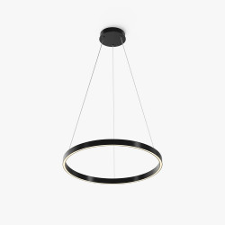 PAKABINAMAS LED ŠVIESTUVAS RIM 1 37W D60 3000K JUODAS kaina