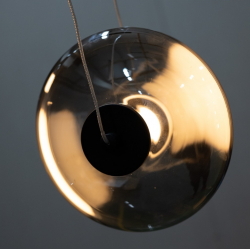 PAKABINAMAS LED ŠVIESTUVAS ANDORA 12W DŪMINTAS STIKLAS pigiau