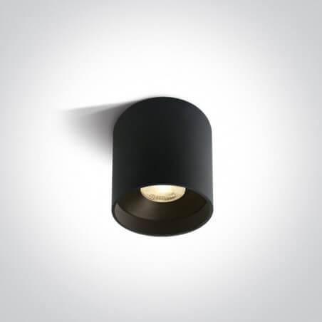 LUBINIS LED ŠVIESTUVAS ONE LIGHT 12108C/B/V 8W JUODAS