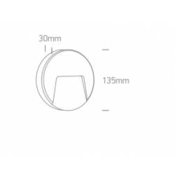 SIENINIS LED ŠVIESTUVAS 67414/AN/V 3W ANTRACITO SPALVOS kaina