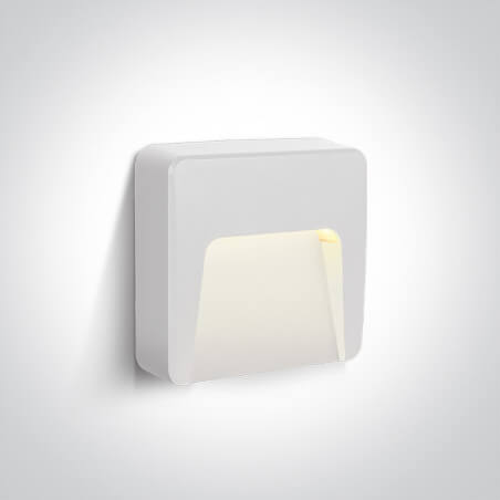 SIENINIS LED ŠVIESTUVAS ONE LIGHT 67417/W/V 1,5W BALTAS