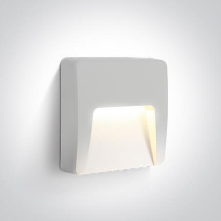 SIENINIS LED ŠVIESTUVAS ONE LIGHT 67418/W/V 3W BALTAS