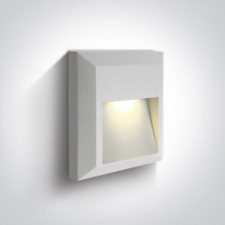SIENINIS LED ŠVIESTUVAS 67388B/W/V 2W BALTAS