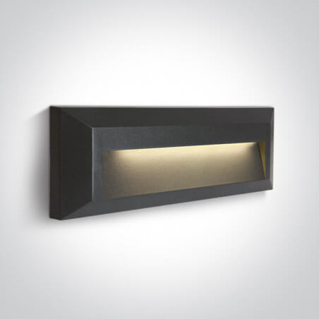 SIENINIS LED ŠVIESTUVAS ONE LIGHT 67388C/AN/V 2W ANTRACITO SPALVOS