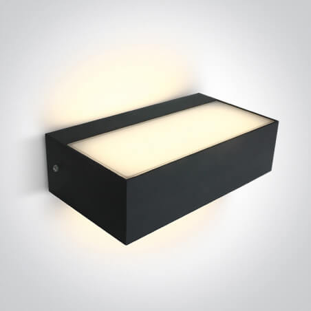 SIENINIS LED ŠVIESTUVAS ONE LIGHT 67392/AN/V 7W ANTRACITO SPALVOS