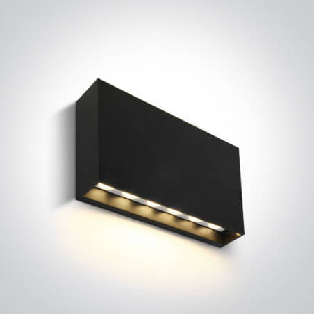SIENINIS LED ŠVIESTUVAS ONE LIGHT 67472A/AN/V 6W ANTRACITO SPALVOS