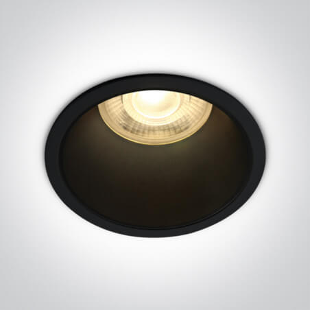 ĮLEIDŽIAMAS ŠVIESTUVAS ONE LIGHT 10105AD/B/B JUODAS