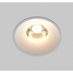 Įleidžiamas LED šviestuvas Round 3000K 12W 50° BALTAS