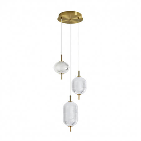 PAKABINAMAS LED ŠVIESTUVAS ITALUX CORADO PND-81438-3-GD