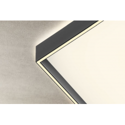 LUBINIS LED ŠVIESTUVAS HOVER 55W CCT JUODAS pigiau