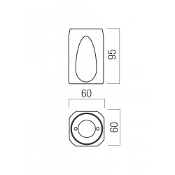 LUBINIS LED ŠVIESTUVAS CRISP 8,7W CCT BALTAS kaina