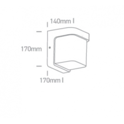 SIENINIS LED ŠVIESTUVAS 67492/AN/V12W ANTRACITO SPALVOS kaina