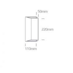 SIENINIS LED ŠVIESTUVAS 67512/AN/V 8W ANTRACITO SPALVOS kaina