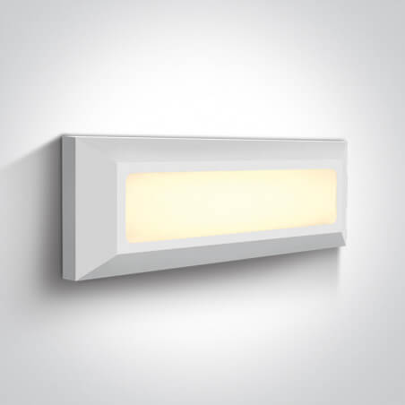 SIENINIS LED ŠVIESTUVAS ONE LIGHT 67394/W/V 3,5W BALTAS
