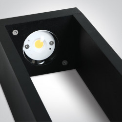 PASTATOMAS LED ŠVIESTUVAS 67470/B/V H80 10W JUODAS kaina