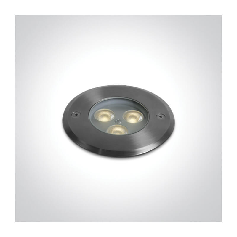 ĮLEIDŽIAMAS LED ŠVIESTUVAS ONE LIGHT 69076A/W D10 3W ALIUMINIO SPALVOS