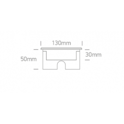 ĮLEIDŽIAMAS LED ŠVIESTUVAS 69076B/W D13 6W ALIUMINIO SPALVOS pigiau