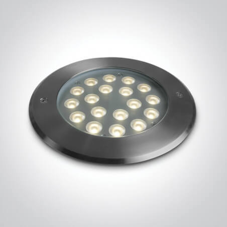 ĮLEIDŽIAMAS LED ŠVIESTUVAS ONE LIGHT 69076D/W D21 18W ALIUMINIO SPALVOS