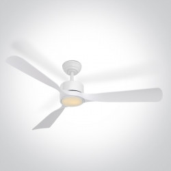 LUBINIS LED ŠVIESTUVAS SU VENTILIATORIUMI 6320/W/V 22W BALTAS