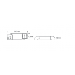 IMPULSINIS LED MAITINIMO ŠALTINIS 50W 650-1400mA kaina