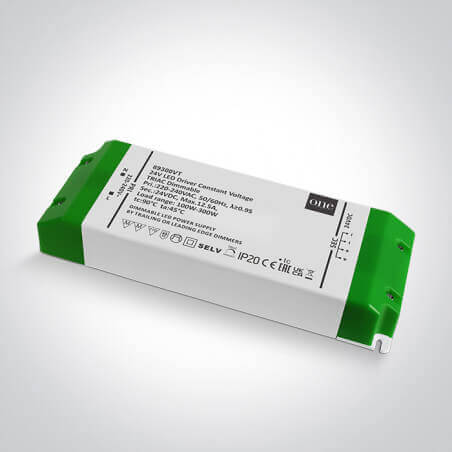 IMPULSINIS LED MAITINIMO ŠALTINIS 24V 100-300W TRIAC ONE LIGHT 89300VT