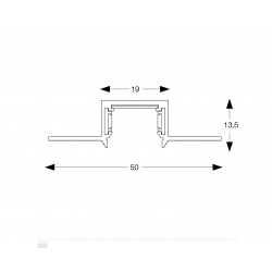 PRIGLAISTOMAS MAGNETINIS PROFILIS STICK 2M JUODAS atsiliepimai