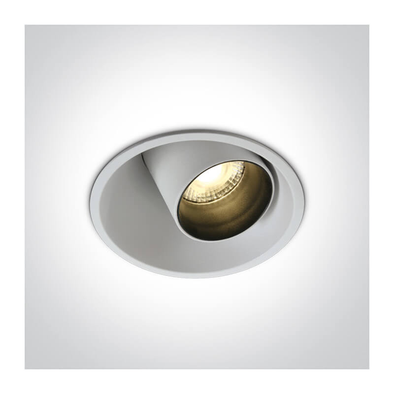 ĮLEIDŽIAMAS LED ŠVIESTUVAS ONE LIGHT 11111C/W/V 12W BALTAS