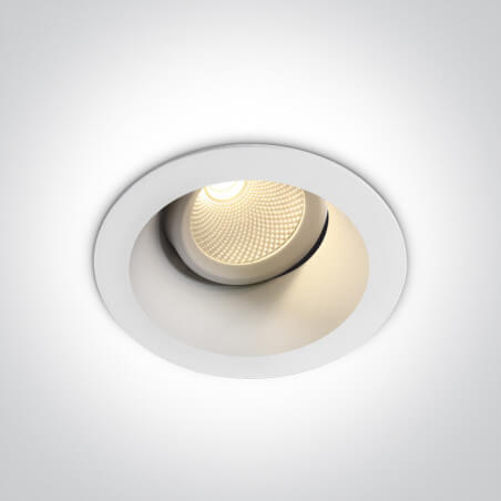 ĮLEIDŽIAMAS LED ŠVIESTUVAS ONE LIGHT 11107FD/W/V 7W BALTAS