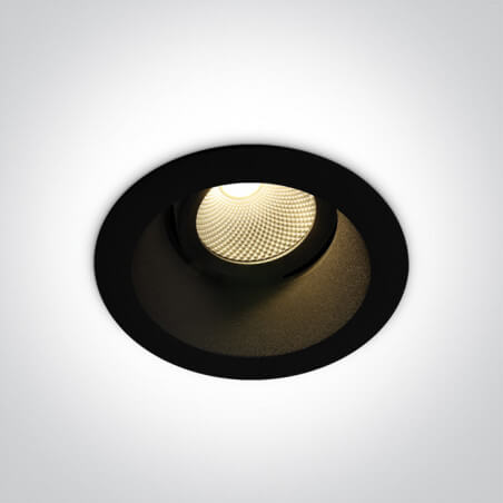 ĮLEIDŽIAMAS LED ŠVIESTUVAS ONE LIGHT 11107FD/B/V 7W JUODAS