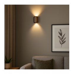 SIENINIS LED ŠVIESTUVAS CRISP 6W 3000K RUDAS pigiau
