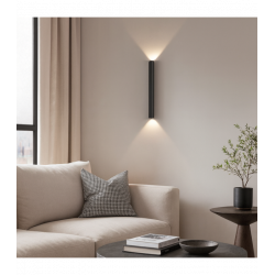 SIENINIS LED ŠVIESTUVAS CRISP H60 6,6W 3000K JUODAS pigiau
