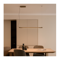 PAKABINAMAS LED ŠVIESTUVAS CRISP L172 48W 3000K RUDAS pigiau