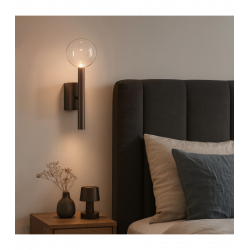 SIENINIS LED ŠVIESTUVAS BOLLA 12W CCT RUDAS pigiau