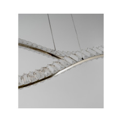 PAKABINAMAS LED ŠVIESTUVAS SPARK WAVES 120 68W CCT CHROMO SPALVOS kaina