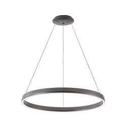 Pakabinamas LED šviestuvas VENUS D80 53W CCT JUODAS kaina