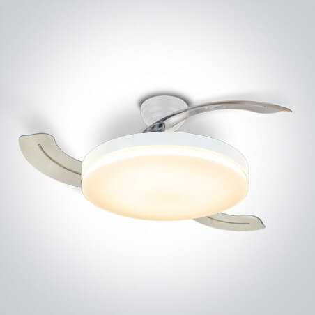 Šviestuvas ventiliatorius lubinis ONE LIGHT 6300/W/V