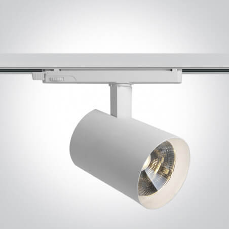 ŠVIESTUVAS 3PH ŠVIESTUVŲ SISTEMAI ONE LIGHT 65670CT/W/V 30W | 40W CCT BALTAS