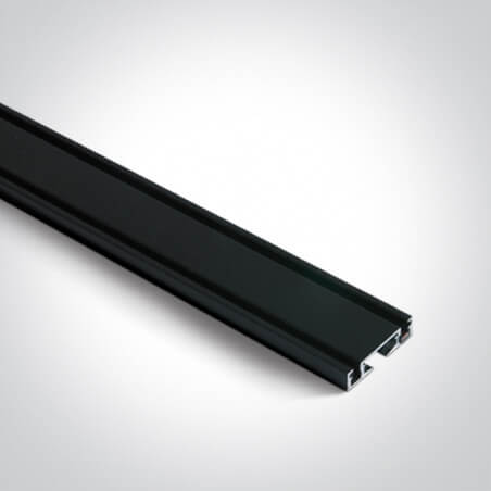 PAVIRŠINIS PROFILIS FLAT MAGNETINEI SISTEMAI ONE LIGHT 43001F/B 1M JUODAS