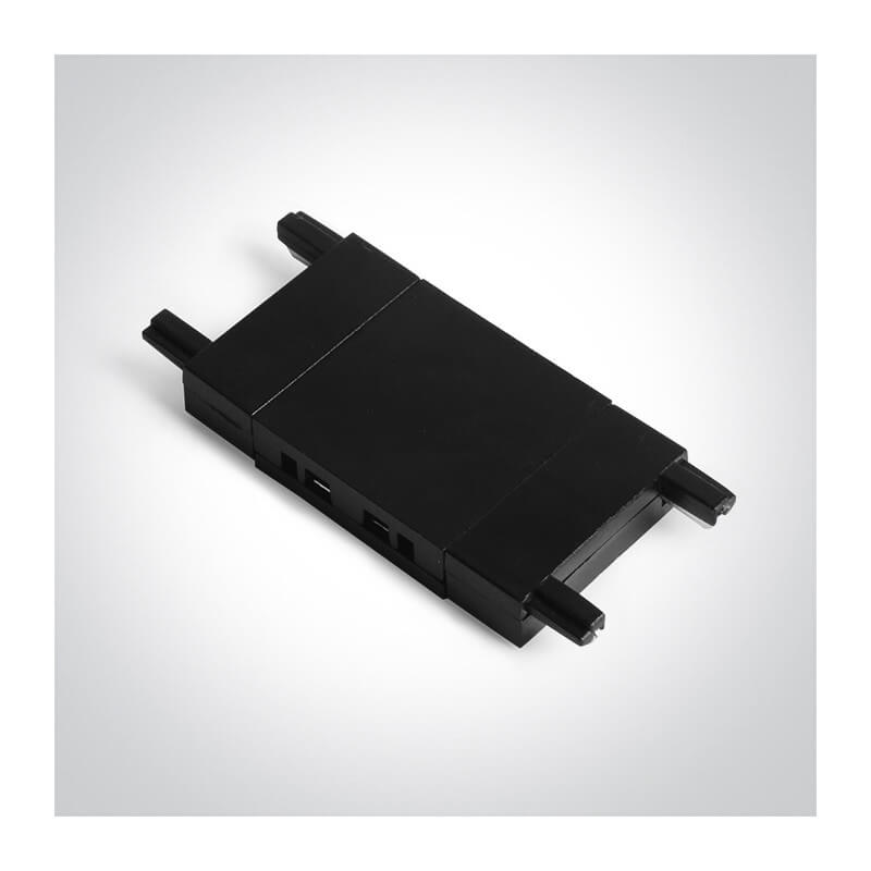 TIESI ELEKTRINĖ JUNGTIS FLAT MAGNETINEI SISTEMAI ONE LIGHT 43004FF/B JUODA