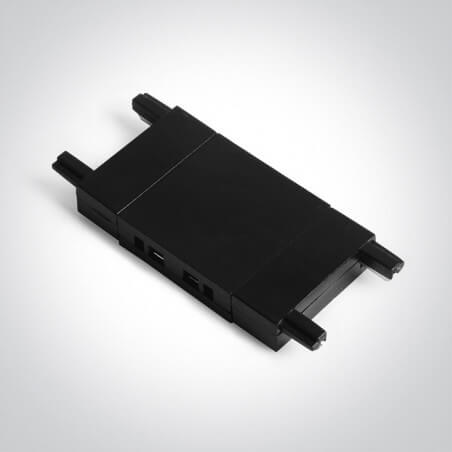 TIESI ELEKTRINĖ JUNGTIS FLAT MAGNETINEI SISTEMAI ONE LIGHT 43004FF/B JUODA