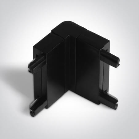 VIDINĖ KAMPINĖ JUNGTIS FLAT MAGNETINEI SISTEMAI ONE LIGHT 43004FJ/B JUODA