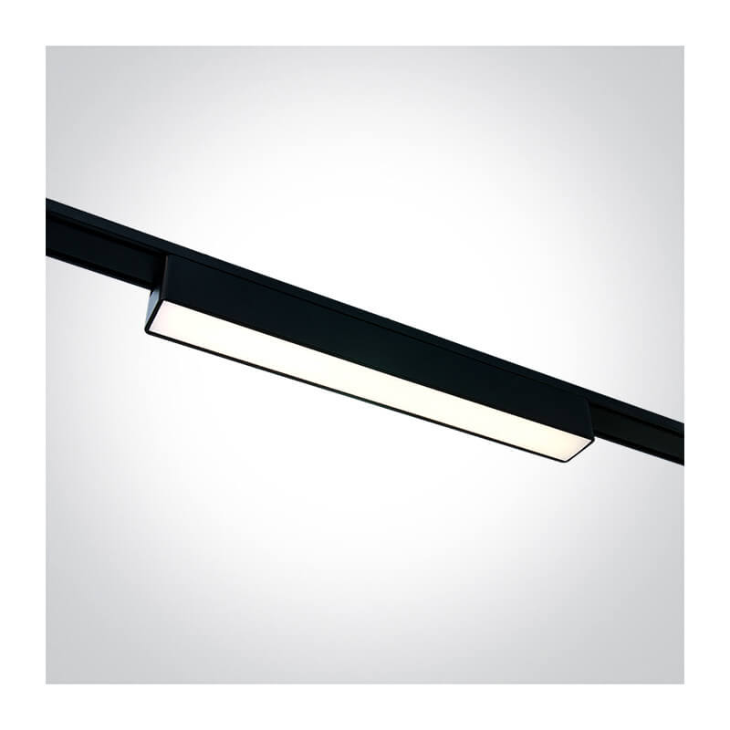 ŠVIESTUVAS FLAT MAGNETINEI SISTEMAI ONE LIGHT 43100FA/B/V 10W JUODAS